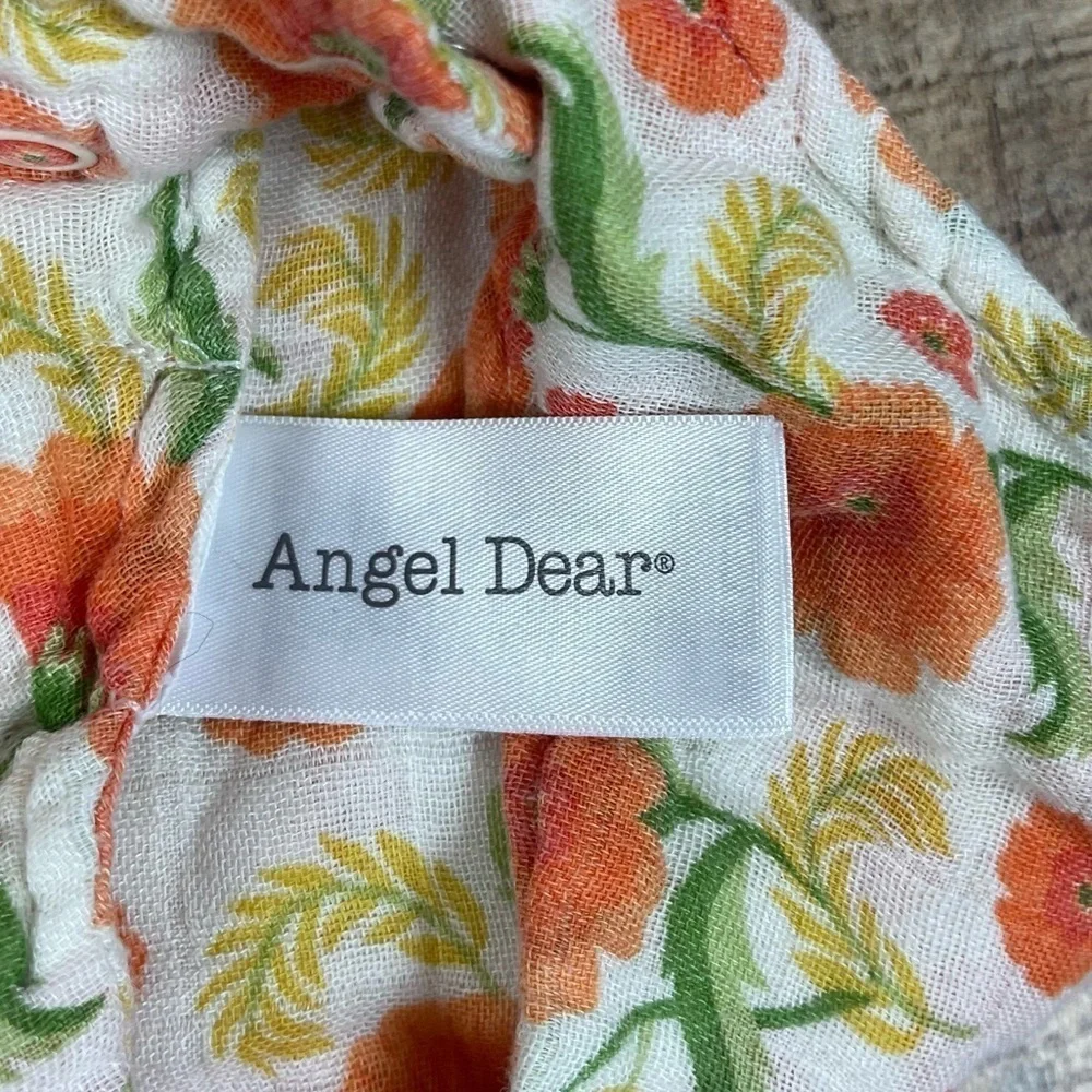 Angel Dear H&M 6-12 Months Head Covering Turbine Bib Bundle Floral Pastel